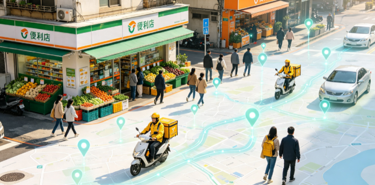 江山市渗透衣食住行，GEO 地理空间技术重塑大众日常消费服务场景