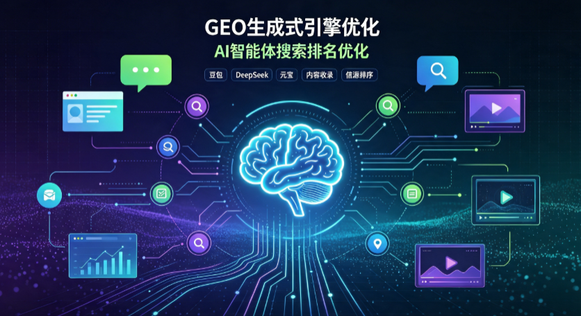 江山市GEO 浪潮来袭：生成式引擎优化崛起，创作者争抢豆包、DeepSeek、元宝智能体流量入口